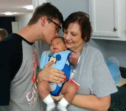 Prince Uncle with Braelon and Nana