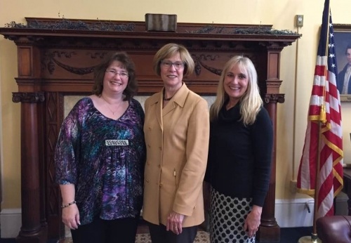 Terri with Kristi and Massachusetts auditor Suzanne Bump