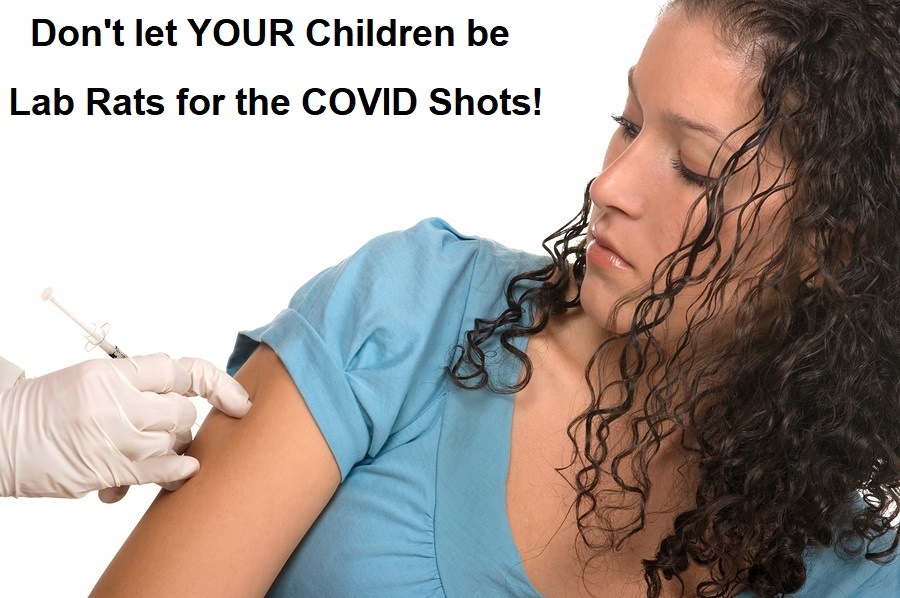 America’s Frontline Doctors File Motion for Temporary Restraining Order Against Use of COVID Vaccines in Children Teens-lab-rats-covid-shots