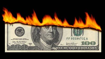 Central Banks are out of Ammo with no Choice but to let their Currencies Burn 100-dollar-burning