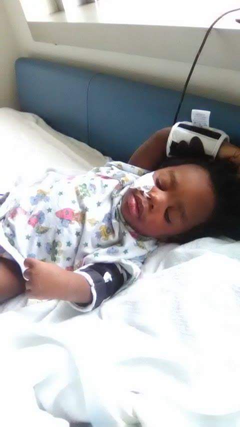 Durenda son in hospital after vax