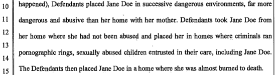Devani lawsuit potential abuse vs real abuse in foster care