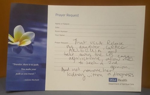 Leah prayer request