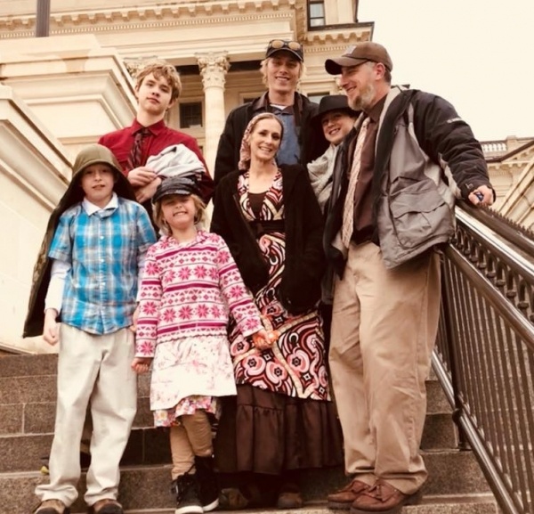 Schwab family together April 2 2018