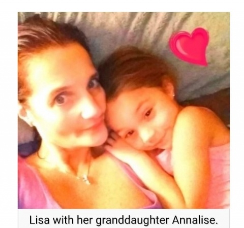 Annalise with grandmother Lisa
