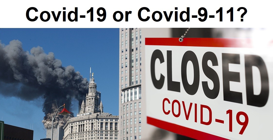 Closed businesses for COVID-19 pandemic outbreak, closure sign o