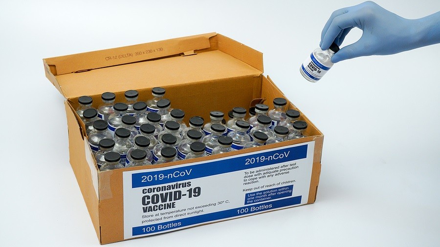 Covid-19 Corona Virus 2019-ncov Vaccine Vials Medicine Drug Bott